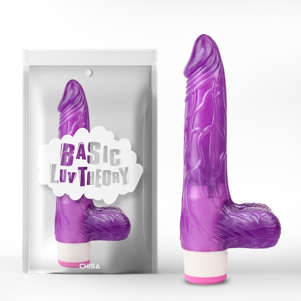BASİC LUV THEORY JEL VİBRATÖR - 20CM MOR