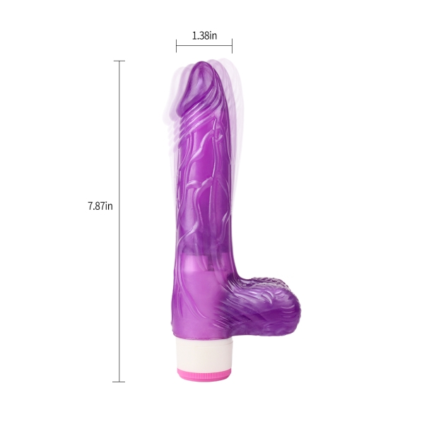 BASİC LUV THEORY JEL VİBRATÖR - 20CM MOR